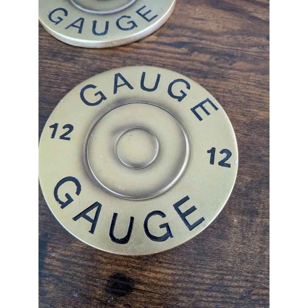 12 Gauge Shotgun Shell Drink Coaster set of 4
